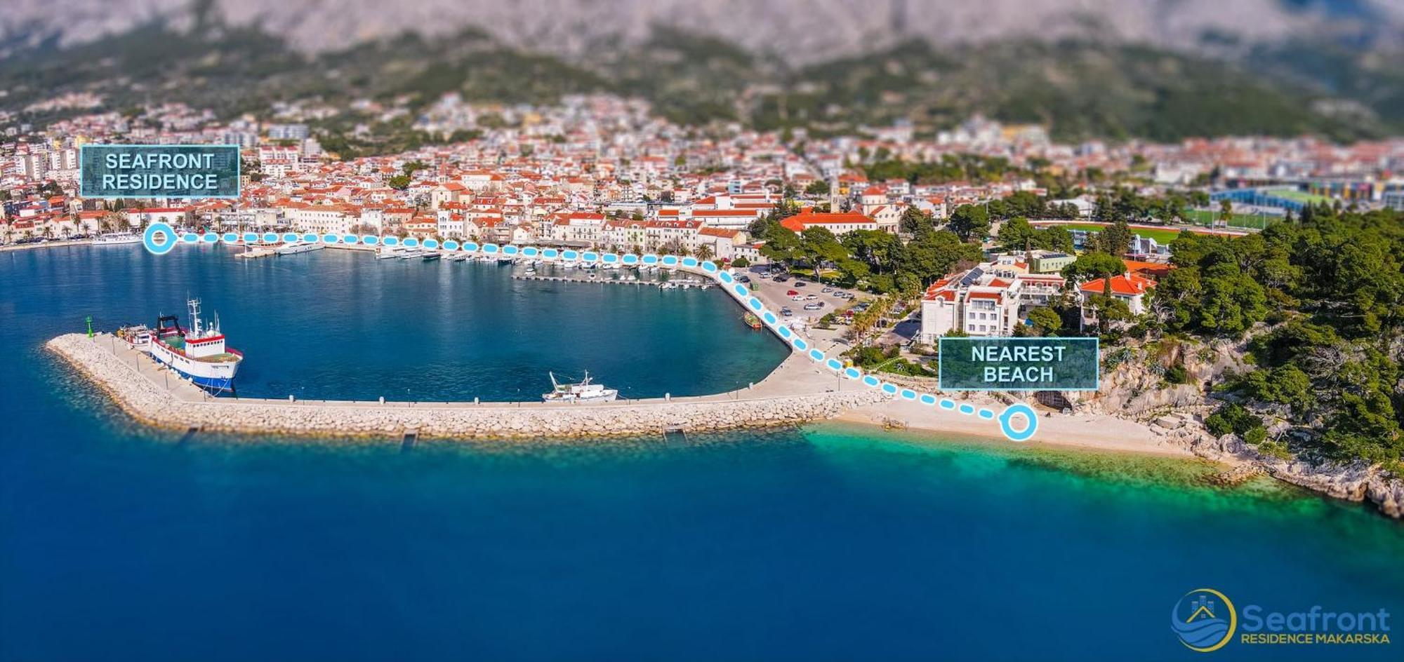 Seafront Residence Μακάρσκα Εξωτερικό φωτογραφία